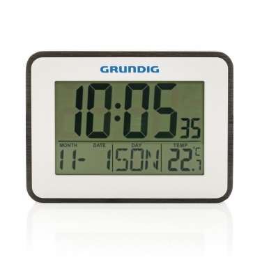 Logo trade advertising product photo of: Grundig weatherstation alarm and calendar