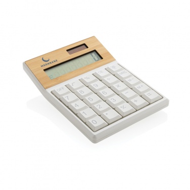 Logotrade promotional item picture of: Utah RCS recycled plastic and  bamboo calculator