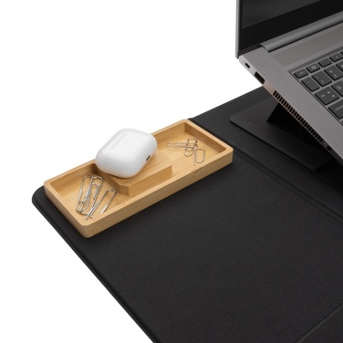 Logo trade business gift photo of: Impact AWARE RPET Foldable desk organizer with laptop stand