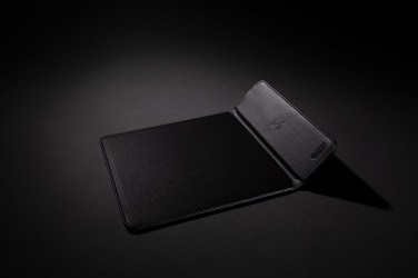 Logo trade promotional merchandise photo of: Swiss Peak RCS recycled PU 10W wireless charging mousepad