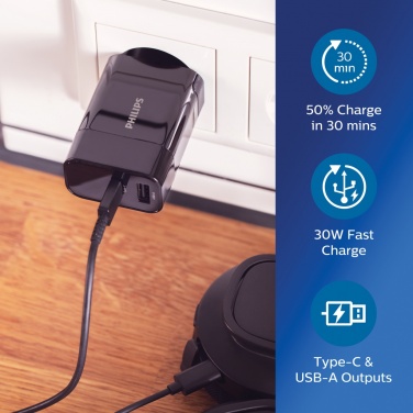 Logotrade promotional gift picture of: Philips ultra fast PD wall charger