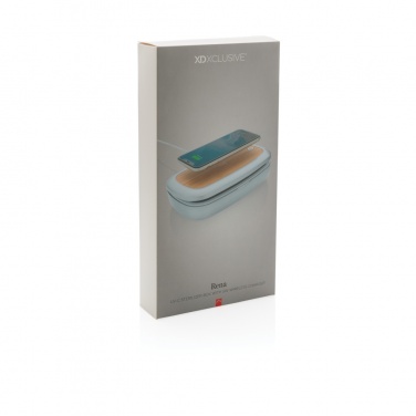 Logo trade business gift photo of: Rena UV-C steriliser box with 5W wireless charger