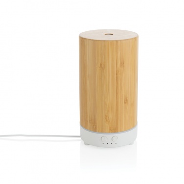 Logo trade business gifts image of: RCS recycled plastic and bamboo aroma diffuser