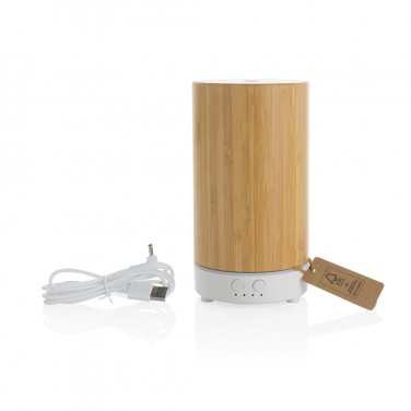 Logo trade promotional item photo of: RCS recycled plastic and bamboo aroma diffuser
