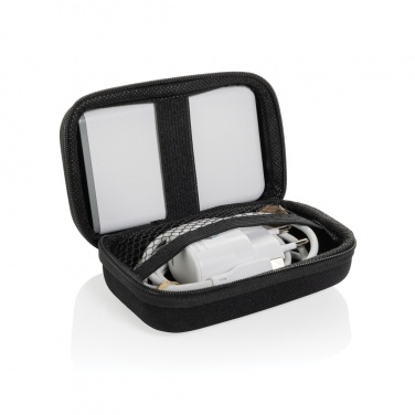 Logo trade promotional item photo of: Surge RCS recyled PET 20W type C 3 pcs charging set