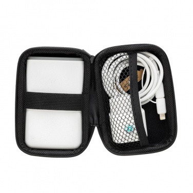 Logotrade promotional gift image of: Surge RCS recyled PET 20W type C 3 pcs charging set