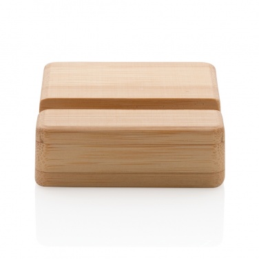 Logo trade promotional merchandise image of: Bamboo phone stand XD