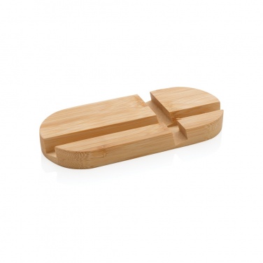 Logotrade promotional merchandise picture of: Bamboo tablet and phone holder