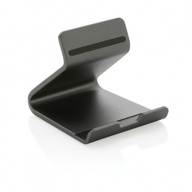Logo trade corporate gifts image of: Terra RCS recycled aluminium tablet & phone stand