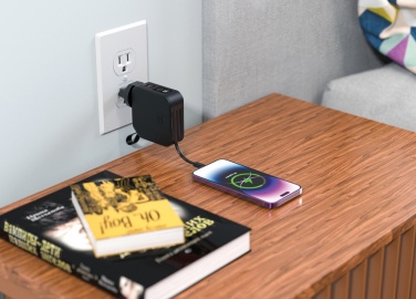 Logotrade promotional merchandise picture of: Urban Vitamin Saratoga 5 in 1 universal charger