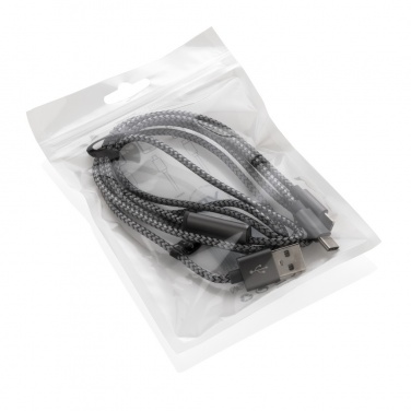 Logotrade corporate gift image of: 3-in-1 braided cable