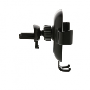 Logo trade promotional items image of: RCS recycled plastic 10W wireless charging car holder