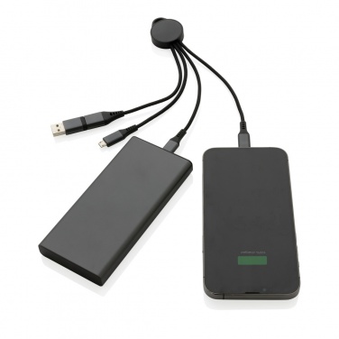 Logotrade promotional product picture of: Terra RCS recycled aluminium 6-in-1 charging cable