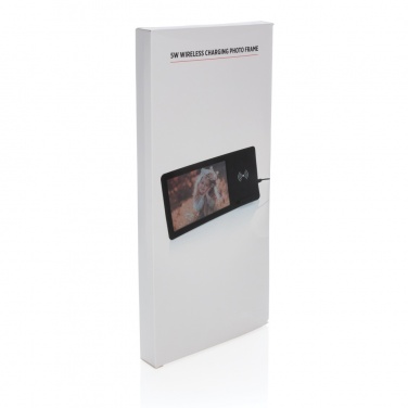 Logo trade business gift photo of: 5W Wireless charger and photo frame