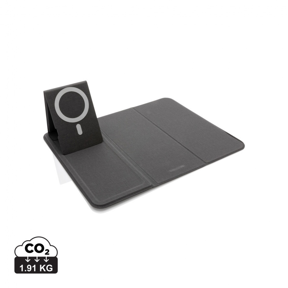 Logotrade promotional item picture of: Artic Magnetic 10W wireless charging phonestand
