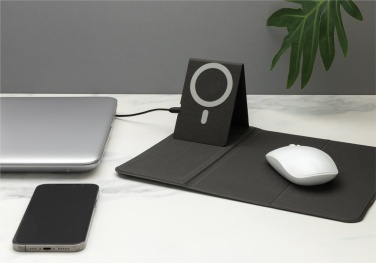 Logo trade business gift photo of: Artic Magnetic 10W wireless charging phonestand
