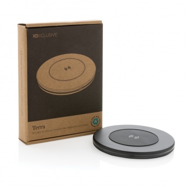 Logotrade promotional giveaway picture of: Terra RCS recycled aluminium 10W wireless charger