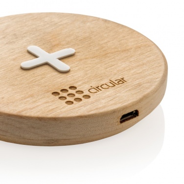 Logotrade promotional merchandise photo of: 5W wood wireless charger