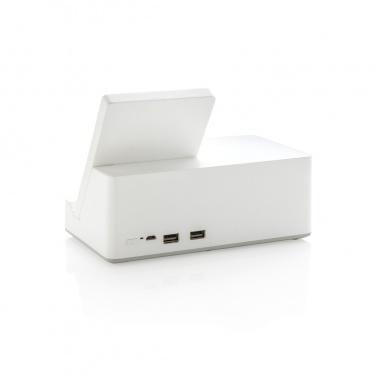 Logo trade promotional products image of: Ontario 5W wireless charger with speaker