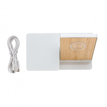 Logo trade corporate gifts image of: Ontario 5W wireless charger with speaker