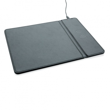 Logo trade promotional giveaways image of: Mousepad with 5W wireless charging