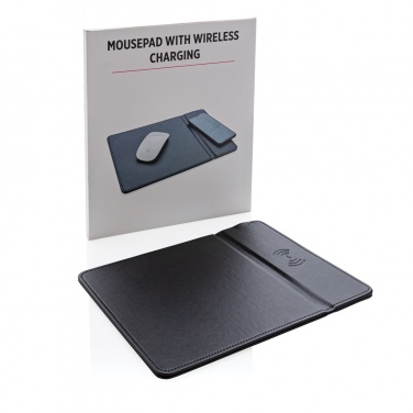Logotrade advertising products photo of: Mousepad with 5W wireless charging