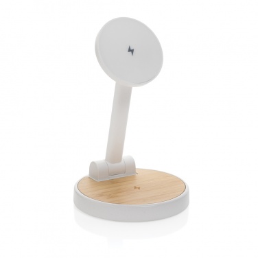 Logotrade corporate gift picture of: Ontario RCS rplastic 15W magnetic charging 2 in 1 stand