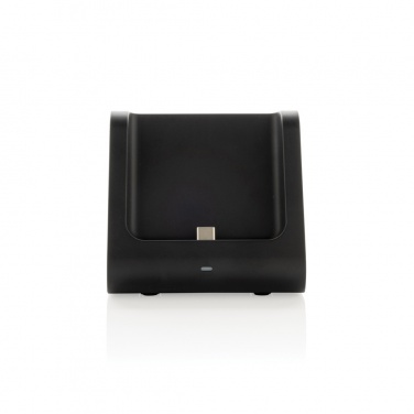 Logo trade advertising product photo of: Powerbase RCS recycled plastic 3 in 1 charger with powerbank