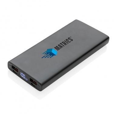 Logo trade business gift photo of: Aluminium 18W 10.000 mAh PD Powerbank