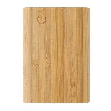 Logotrade advertising product picture of: Bamboo 5.000 mAh powerbank