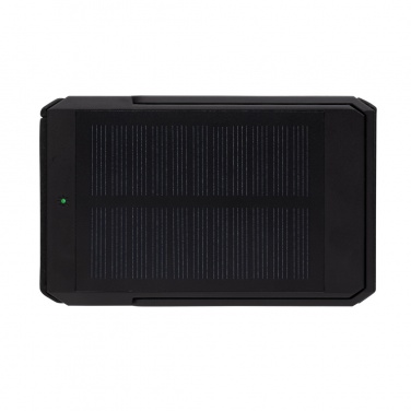 Logo trade advertising product photo of: Skywave RCS rplastic solar powerbank 5000 mAh 10W wireless