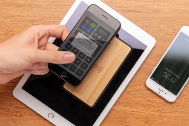 Logotrade corporate gift image of: RCS recycled plastic 8000 mAh Wireless Powerbank