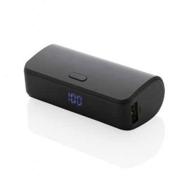 Logo trade advertising products image of: FlashCharge RCS rplastic 5000 mah fast charge powerbank