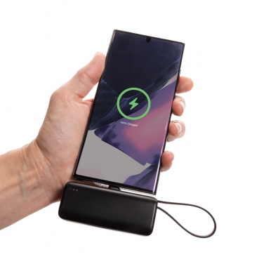 Logo trade promotional gifts picture of: Powerlink RCS rplastic 3000 mah powerbank USB C connector