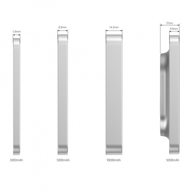 Logotrade promotional giveaway picture of: Urban Vitamin Malibu RCS plastic/alu 5000 mah powerbank