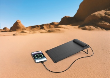 Logo trade advertising products image of: Solarpulse rplastic portable solar panel 5W