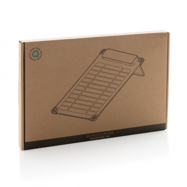 Logo trade promotional products image of: Solarpulse rplastic portable solar panel 5W