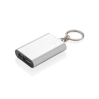 Logo trade promotional giveaways picture of: 1.000 mAh keychain powerbank