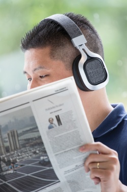 Logo trade promotional items image of: Vogue Headphone