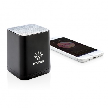 Logo trade promotional gifts image of: Light up logo wireless speaker