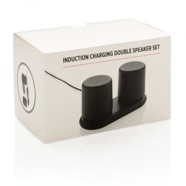 Logotrade promotional item image of: Double induction charging speaker