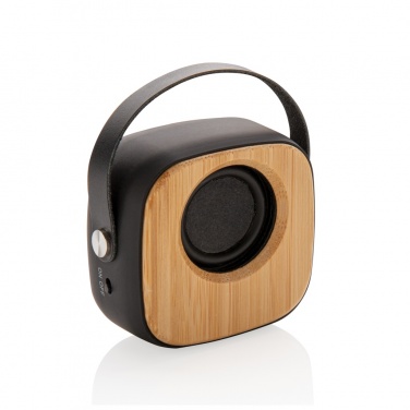 Logo trade advertising product photo of: Bamboo 3W Wireless Fashion Speaker