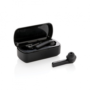 Logo trade promotional product photo of: Free Flow TWS earbuds in charging case