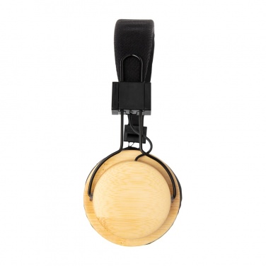 Logotrade corporate gift image of: Bamboo wireless headphone