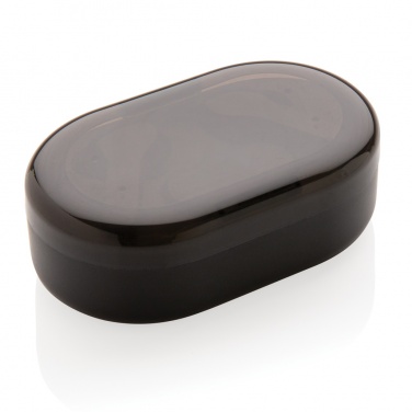 Logotrade advertising product image of: Light up logo TWS earbuds in charging case