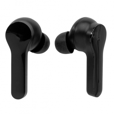 Logotrade promotional gift image of: Light up logo TWS earbuds in charging case