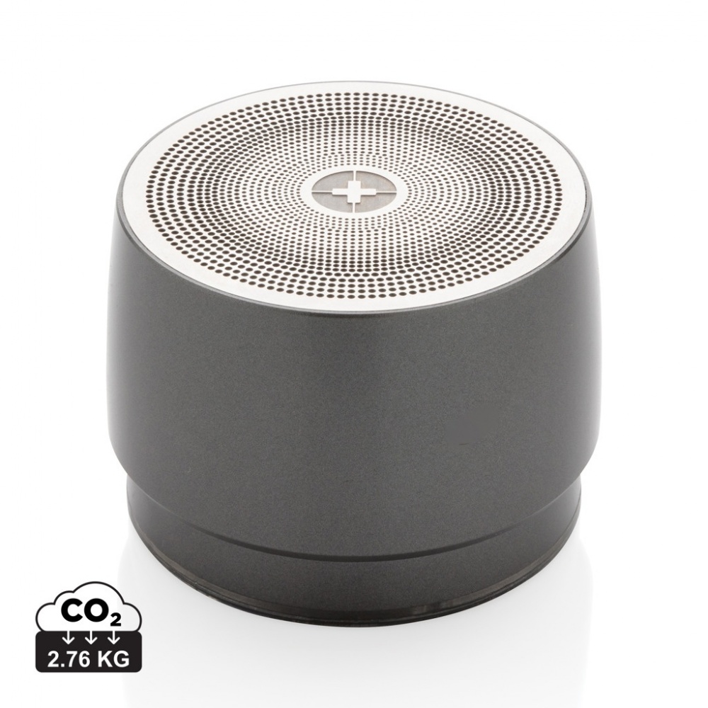 Logo trade promotional products picture of: Swiss peak 5W wireless bass speaker
