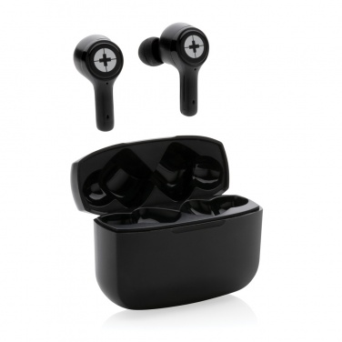 Logo trade advertising products picture of: Swiss Peak ANC TWS earbuds
