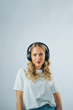 Logo trade promotional giveaway photo of: Urban Vitamin Cupertino RCS rplastic ANC headphone