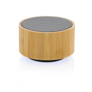 Logotrade promotional products photo of: RCS recycled plastic and bamboo 3W wireless speaker